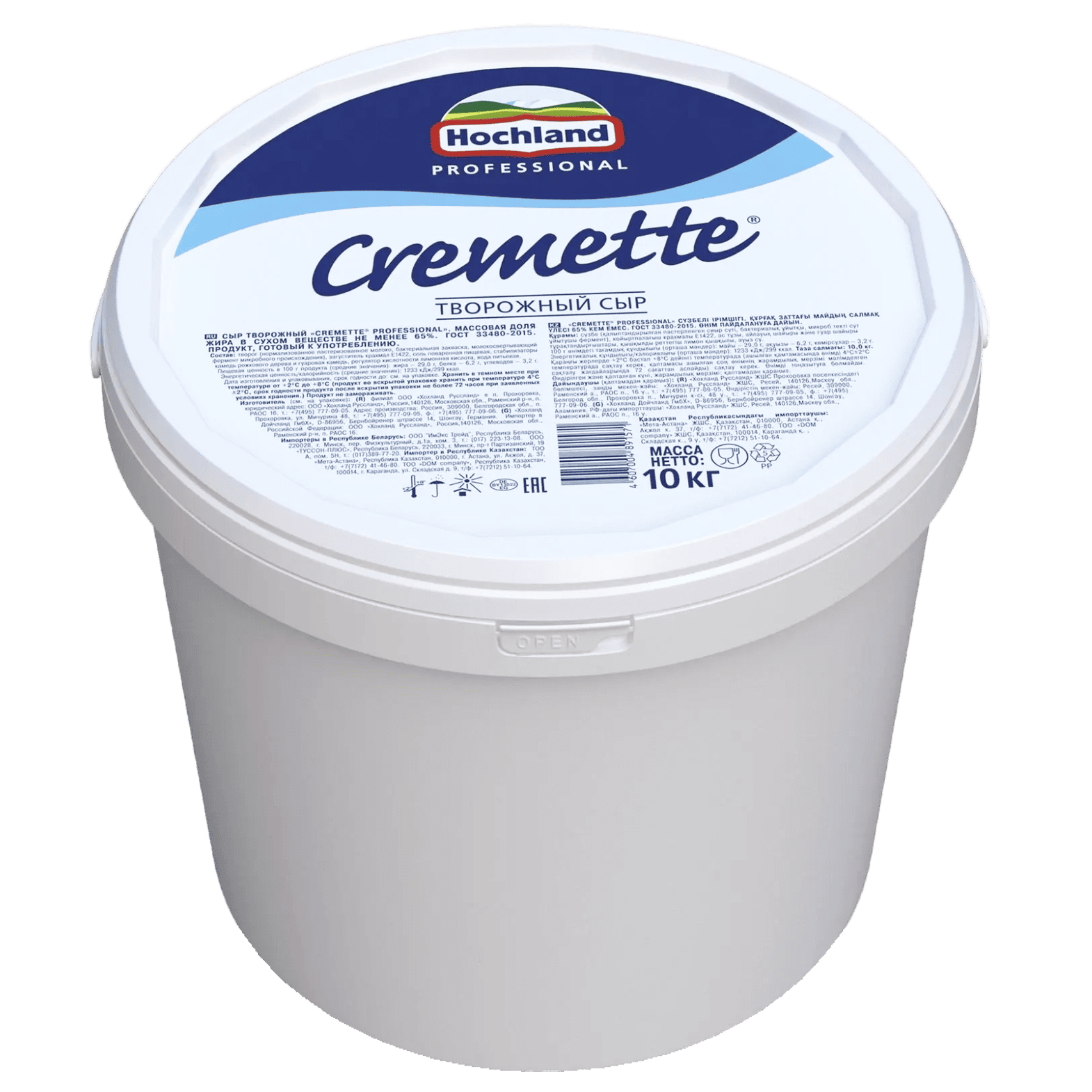 Творожный сыр Cremette 10 кг