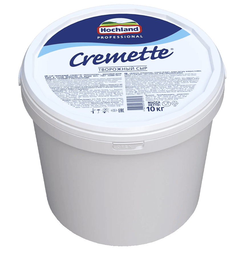 Творожный сыр Cremette 10 кг